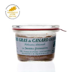 Foie gras de canard entier 50g "drosera"
