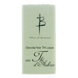 Tablette 70% Cacao au thé d'Aubrac 100g