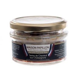 Terrine de chevreuil aux champignons 130g "papillon"