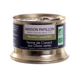 Terrine canard aux olives vertes 130g