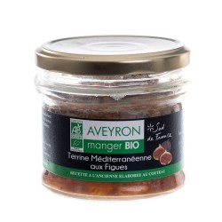 Terrine méditerranéenne aux figues Bio Larzac 160g "Papillon"