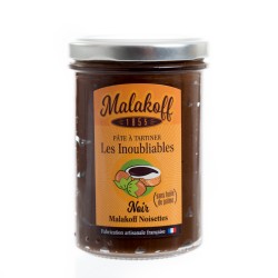 Pâte à tartiner noir/noisettes 240g