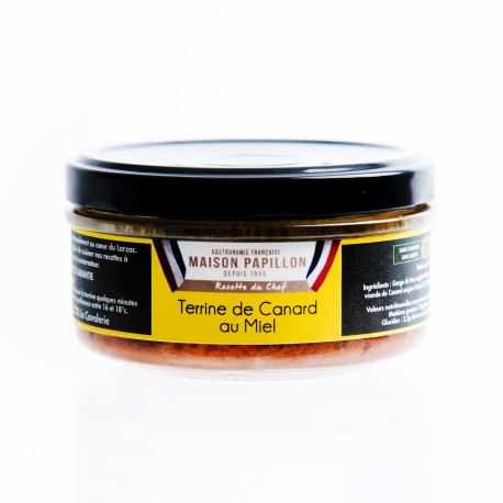 Terrine de canard au miel 130g "Maison Papillon"