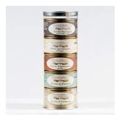 Tube de 4 terrines Terroir 4x130g "Maison Papillon"