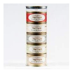 Tube de 4 terrines Gibier 4x130g "Maison Papillon"