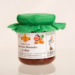 Papi gourmand - confiture 250g (Figue/Amande/Miel)