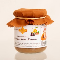 La marmotte - confiture 250g (Châtaigne/Poire/Noisette)