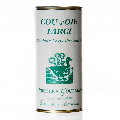 Cou farci au foie gras 565g "Drosera"