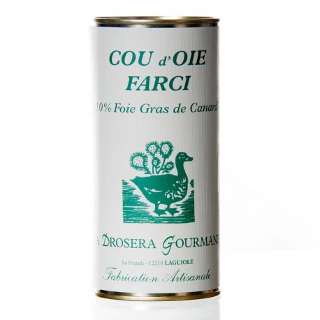 Cou farci 20% foie gars sous vide