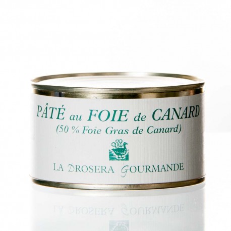 Pâté au foie de canard  (50 %) 190g "drosera"