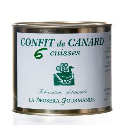 Confit de canard 6 cuisses 1900 g "Drosera"