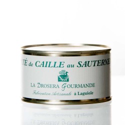 Pâté de caille au sauterne 190g "Drosera"