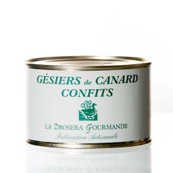 Gésiers confits de canard 380g "drosera"