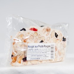 Part de tarte nougat artisanal aux fruits rouges 110g