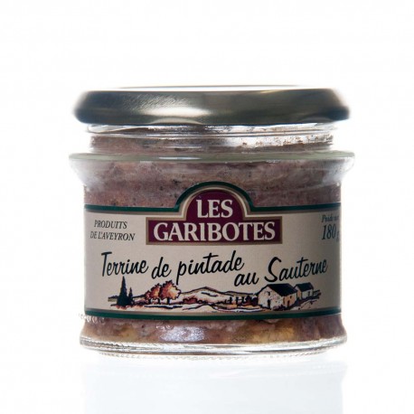 Terrine de pintade au sauterne 180g "garibotes"