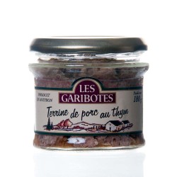 Terrine de porc recette fermière 180g "garibotes"