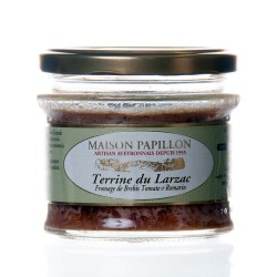 Verrine brebis du larzac et basilic 160g "papillon"