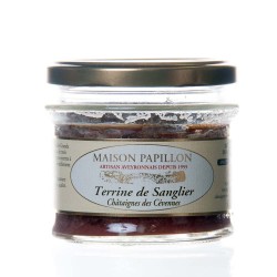 Verrine de sanglier aux châtaignes 160g "papillon"