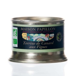 Terrine canard figue 130g "Papillon" BIO