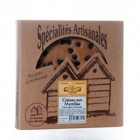 Gâteau aux myrtilles 220g